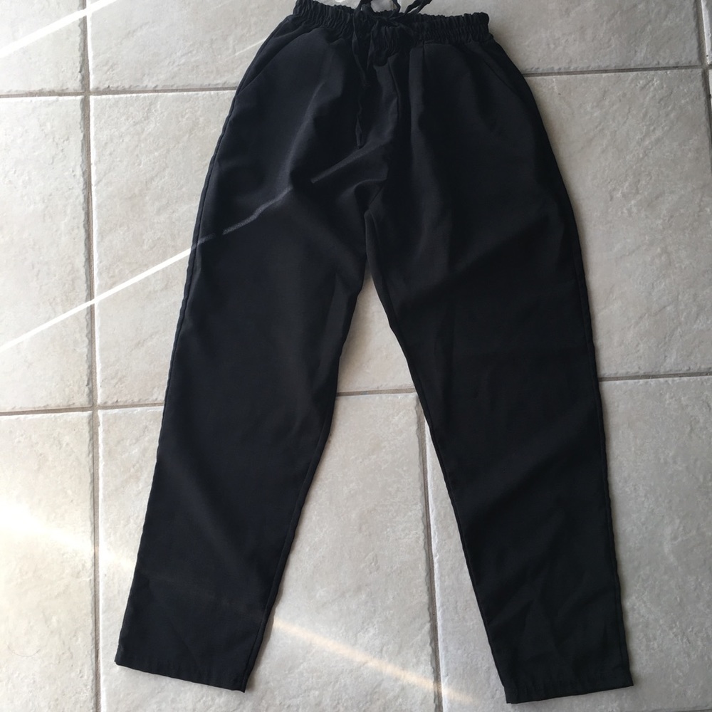 Korean black pants